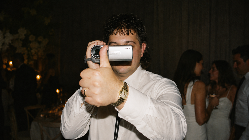 Why we shoot weddings on a vintage Sony Handycam